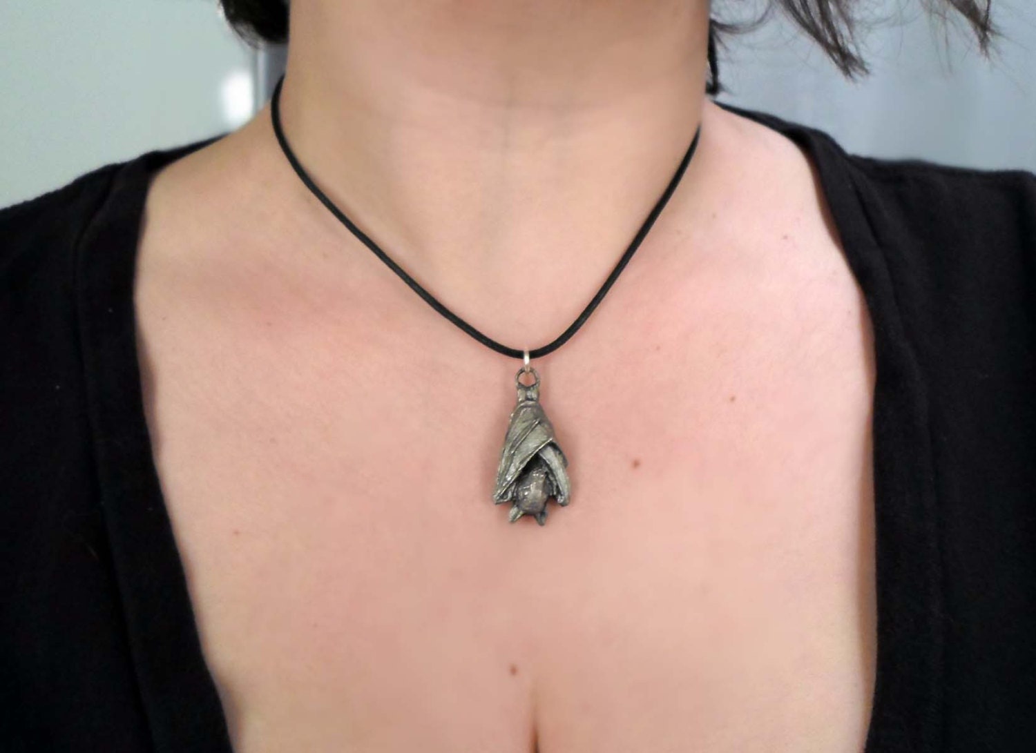 Fruit Bat Pendant Necklace