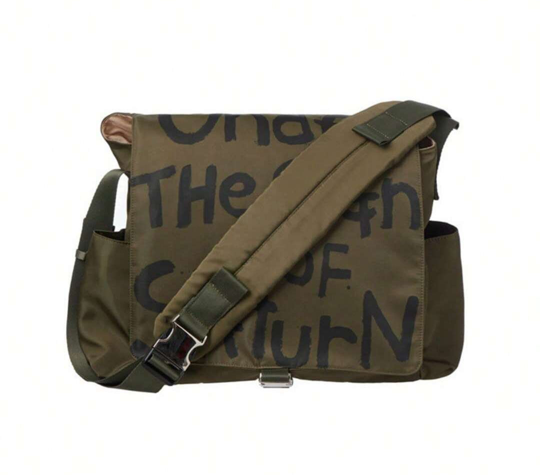 Harajuku Grunge Nylon Crossbody Bag