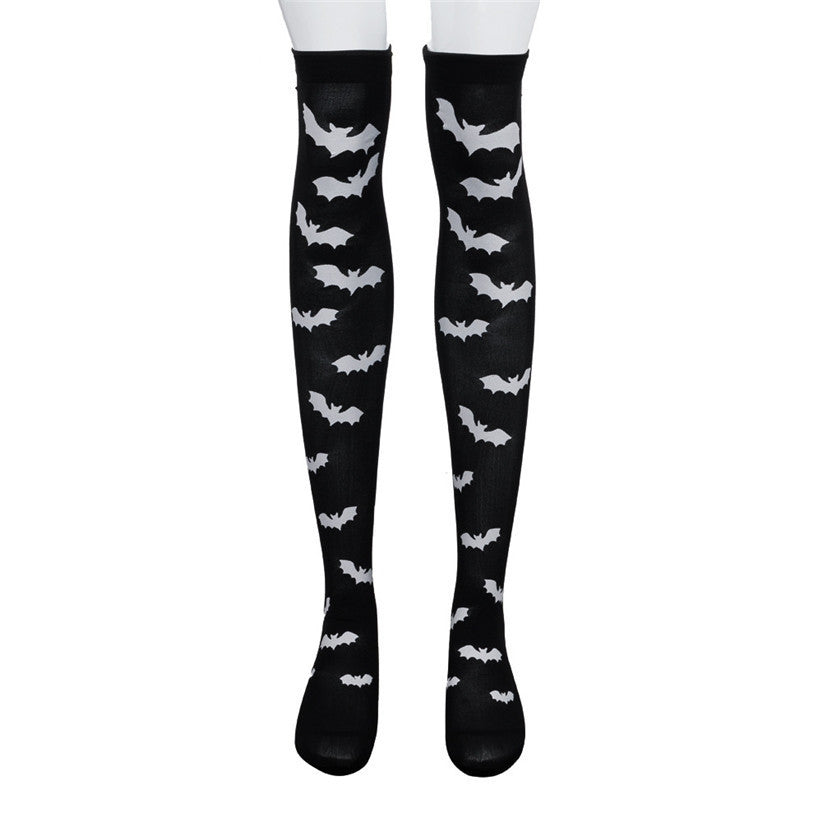 Midnight Bat Flight Stockings