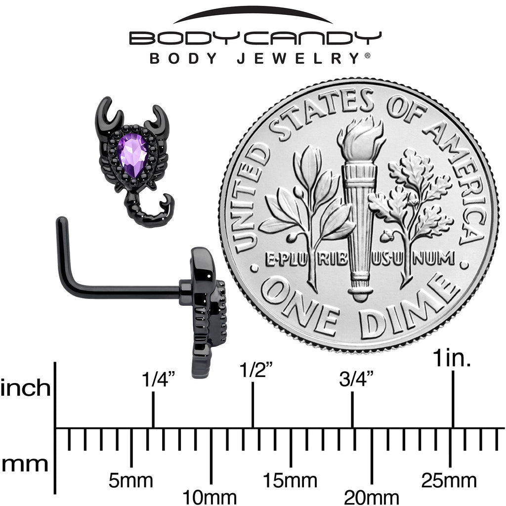 Gothic Scorpion Nose Ring