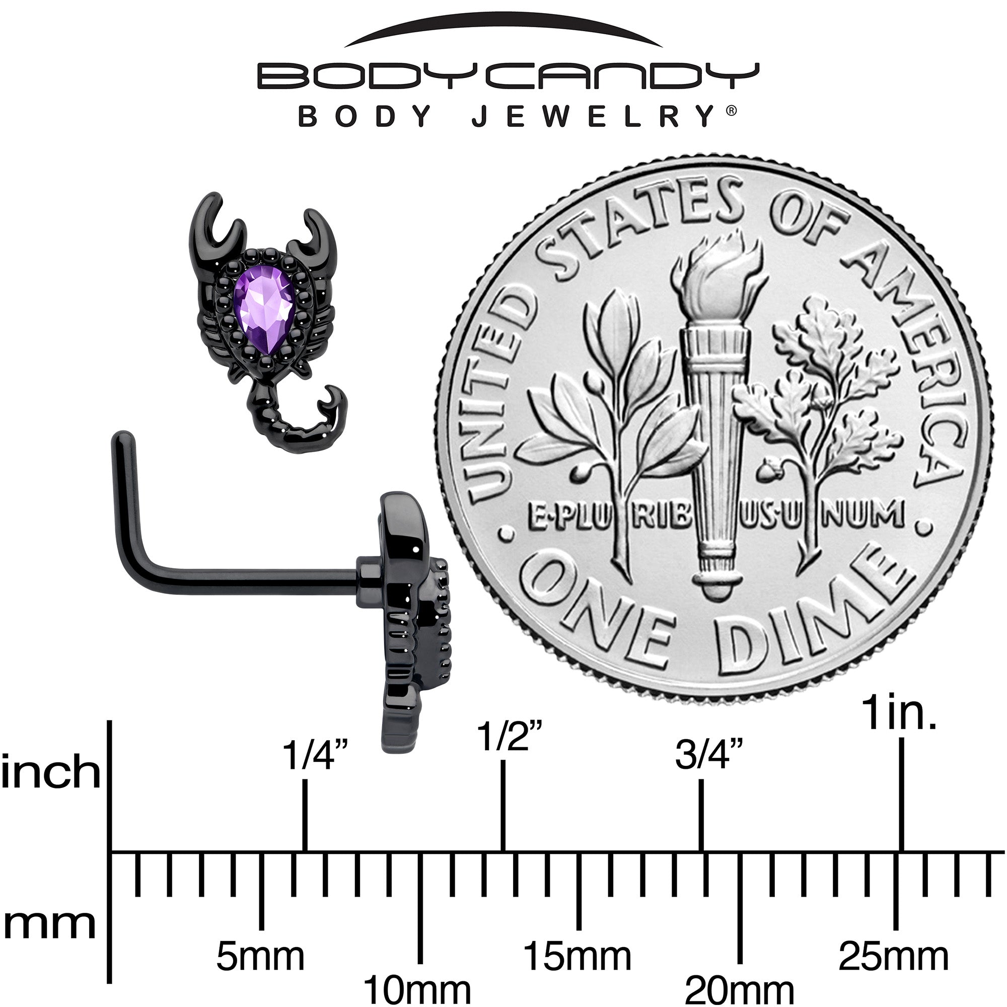 Gothic Scorpion Nose Ring
