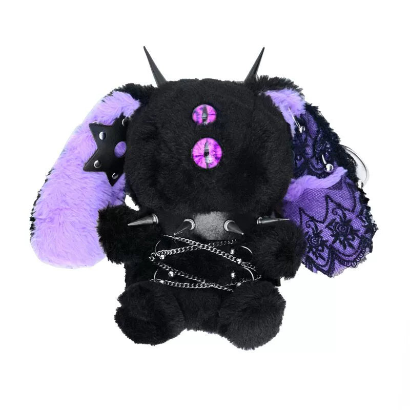 Cursed Bun-Bun One-Eyed Gothic Plush Crossbody Bag