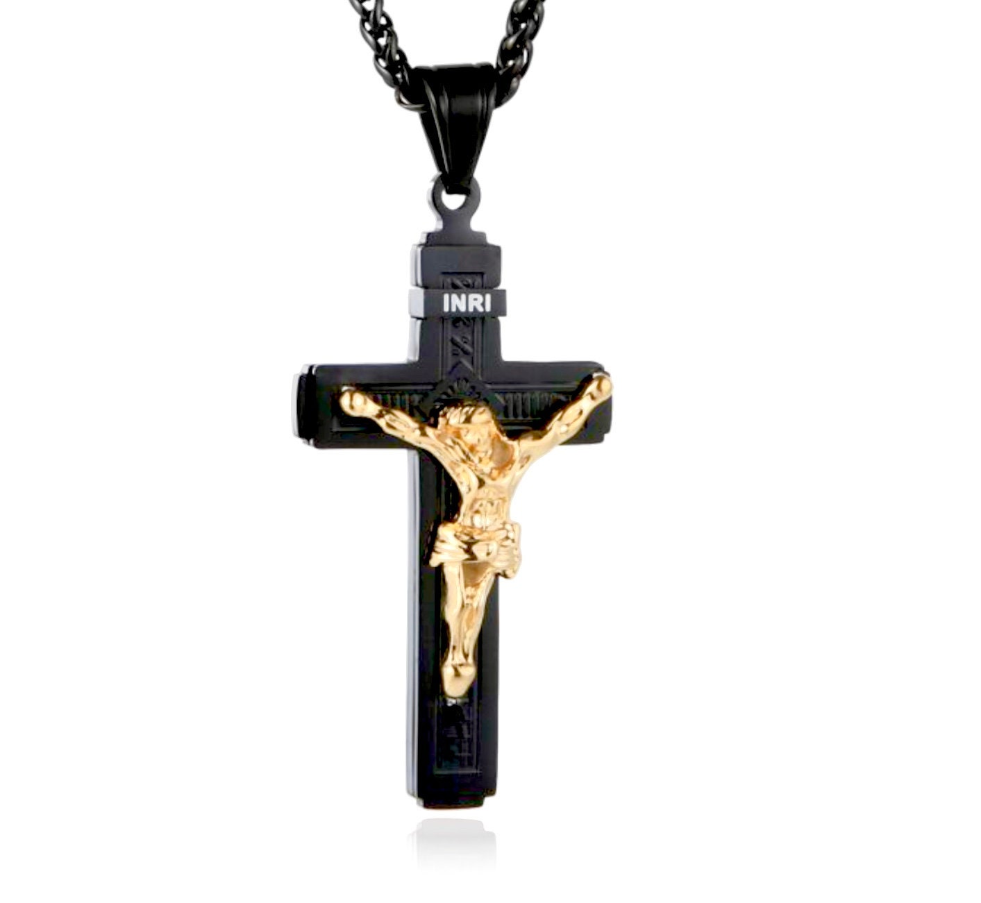 Gothic Crucifix Cross Necklace