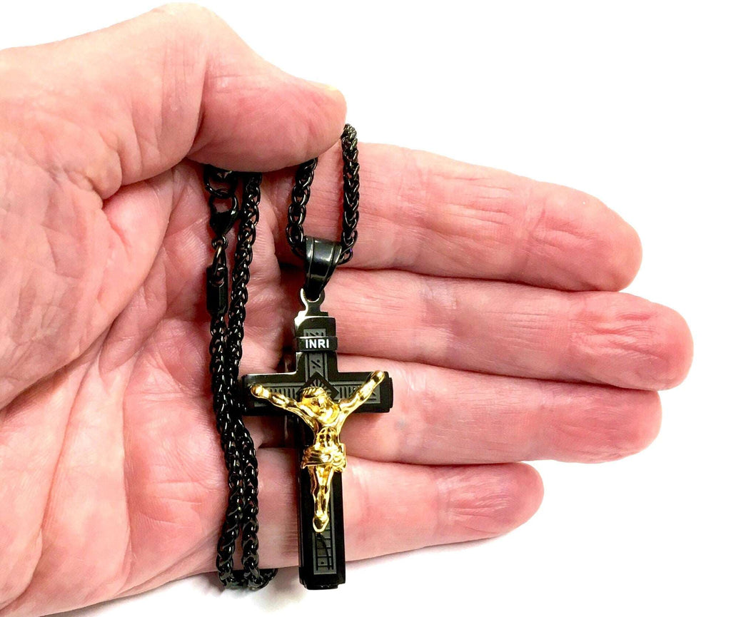 Gothic Crucifix Cross Necklace