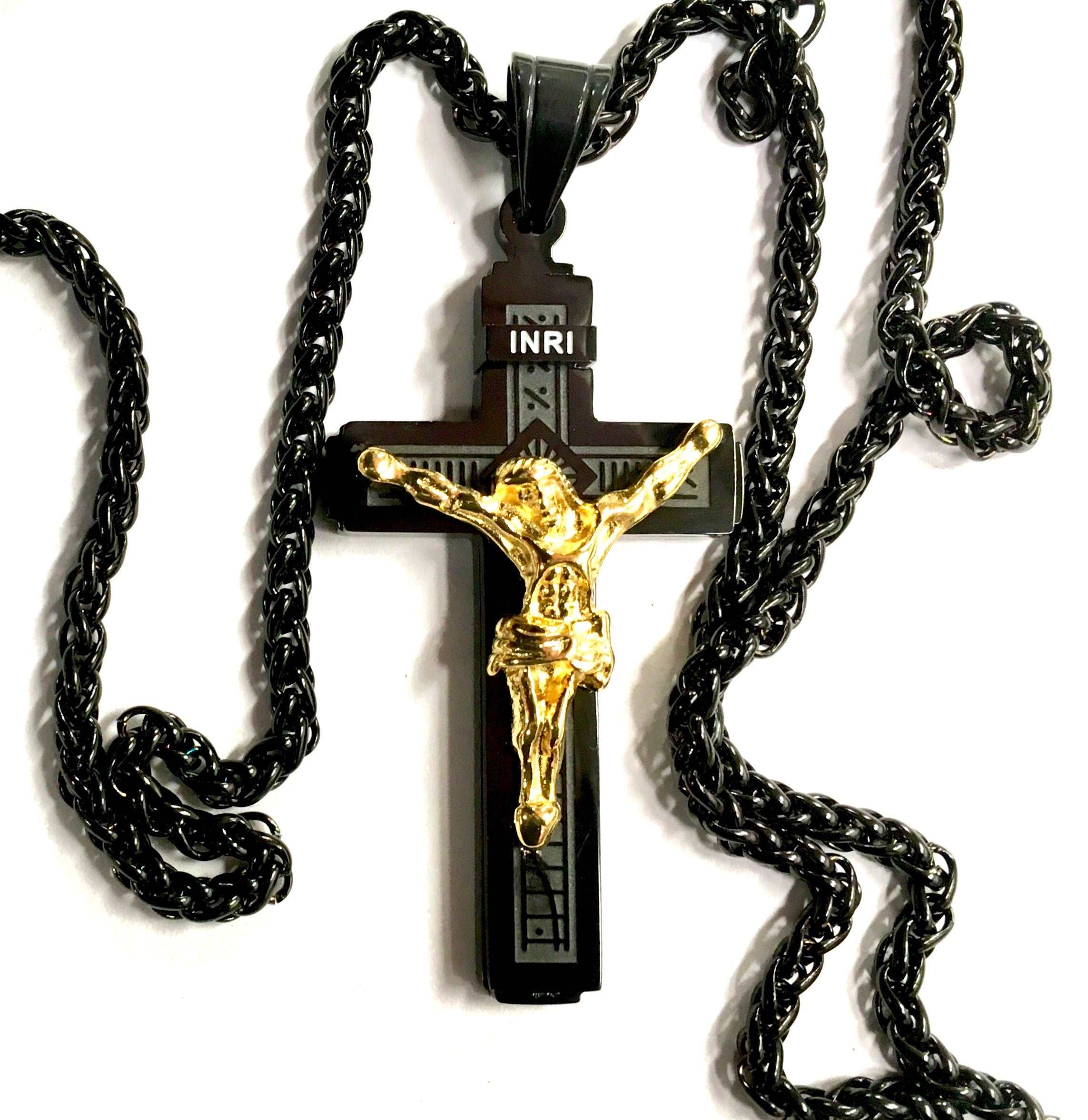 Gothic Crucifix Cross Necklace