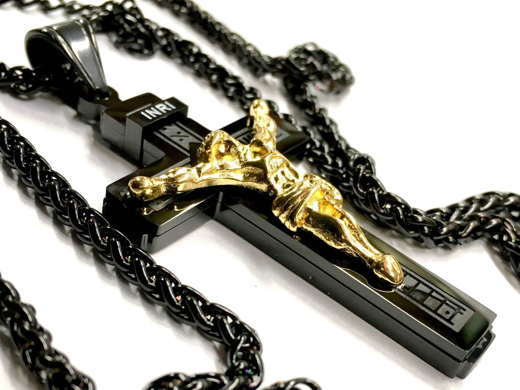 Gothic Crucifix Cross Necklace