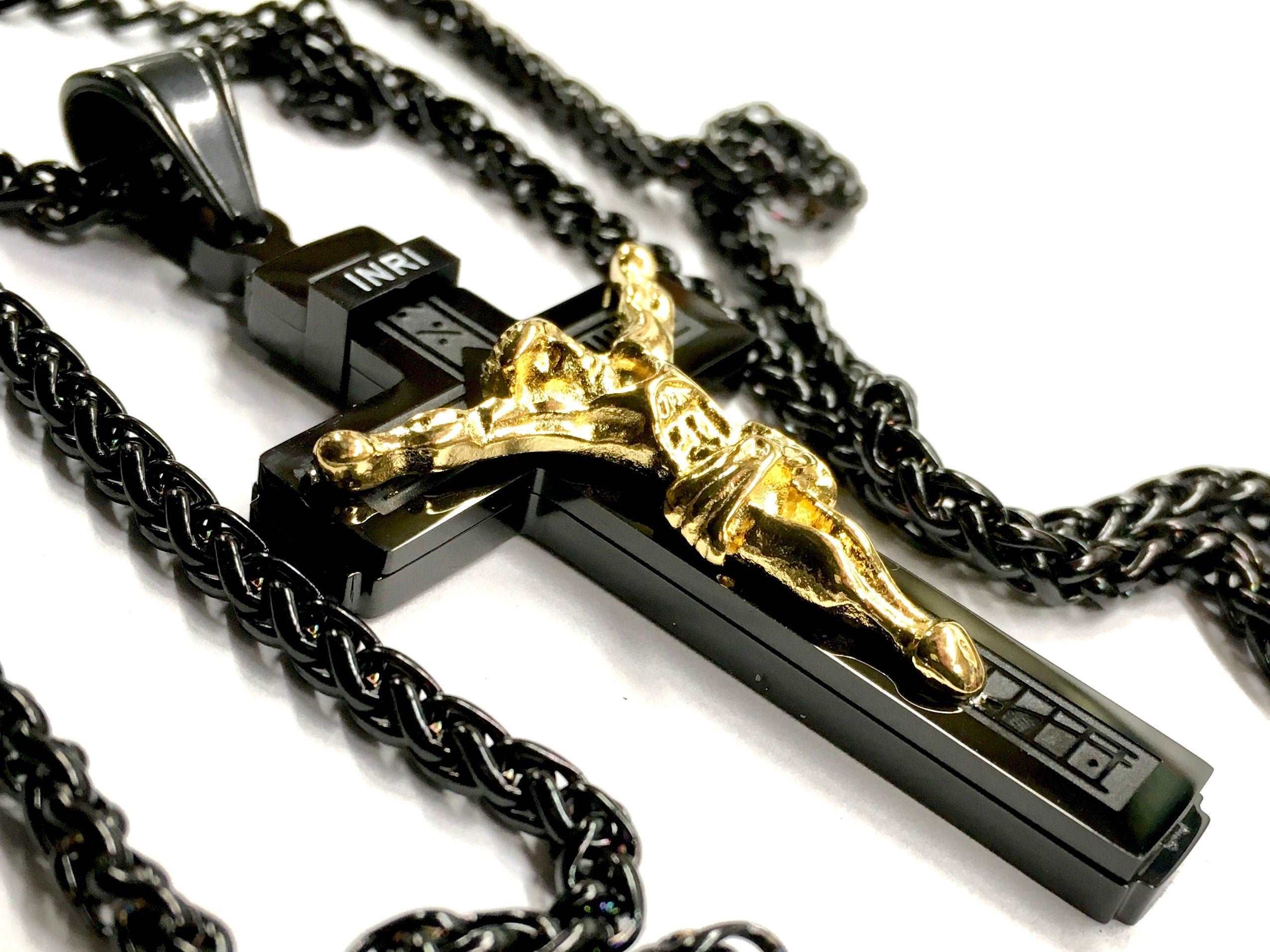 Gothic Crucifix Cross Necklace